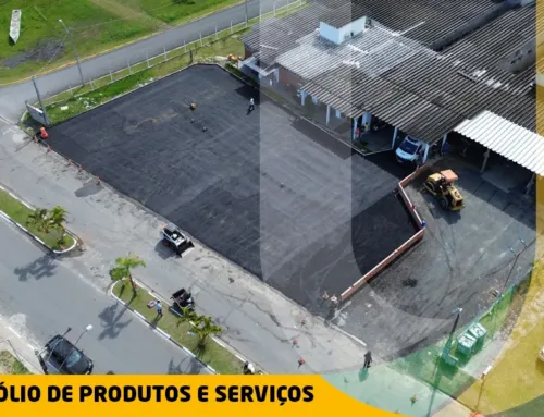 Pavimentação de pátio em Cananéia